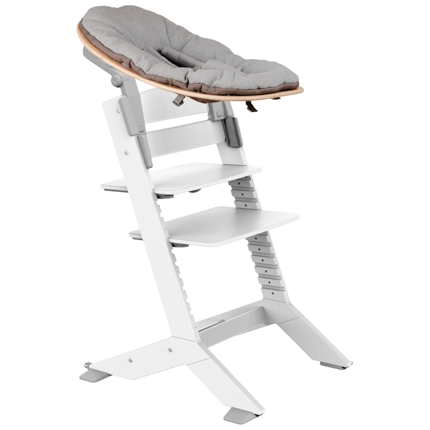 Chaise haute évolutive Nala Blanche avec set nouveau-né