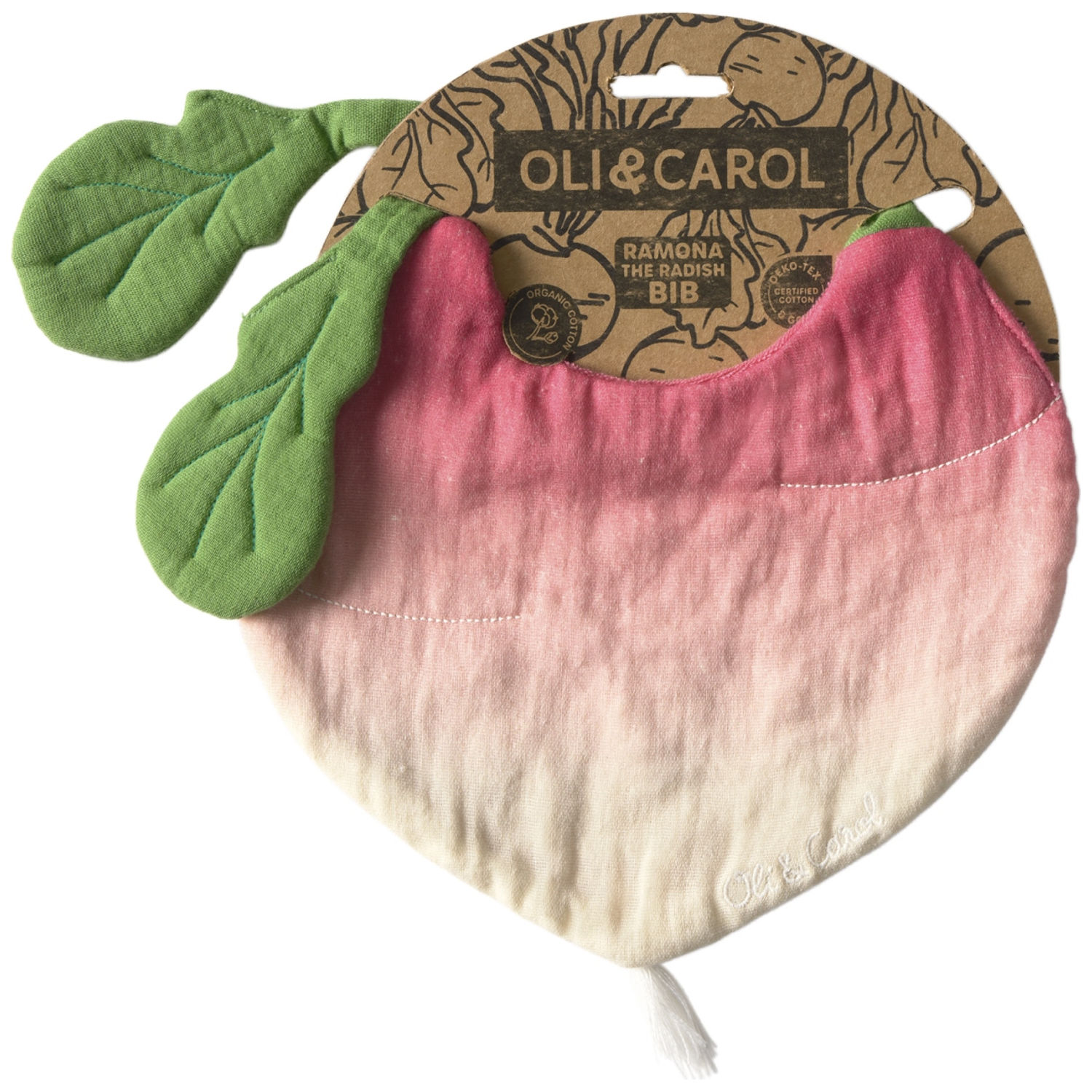 Bavoir Ramona The Radish (Oli and Carol) - Image 7