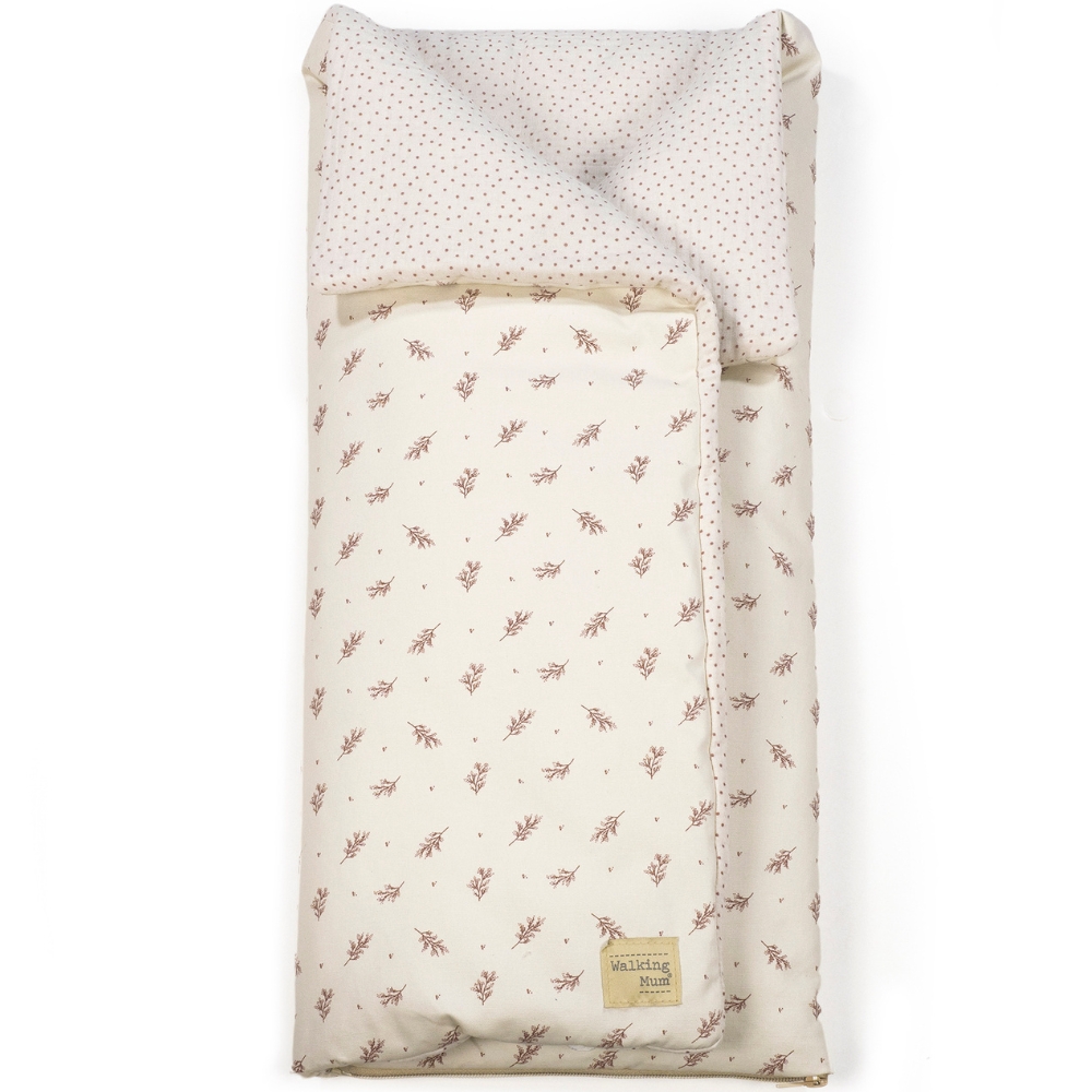 Walking Mum - Nid d'ange et couverture Mimosa Rose