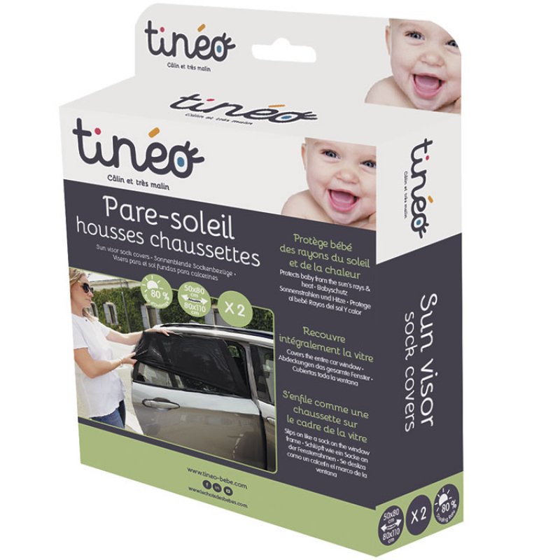 Lot de 2 pare soleil chaussettes (Tinéo) - Image 1