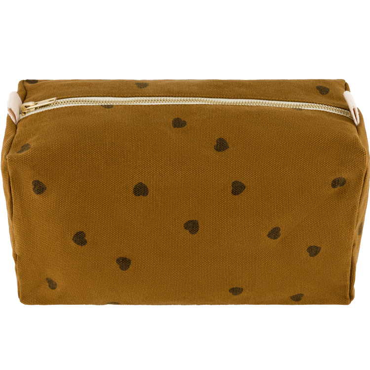 Trousse de toilette Vic Cœur cumin (Rose in April) - Image 1