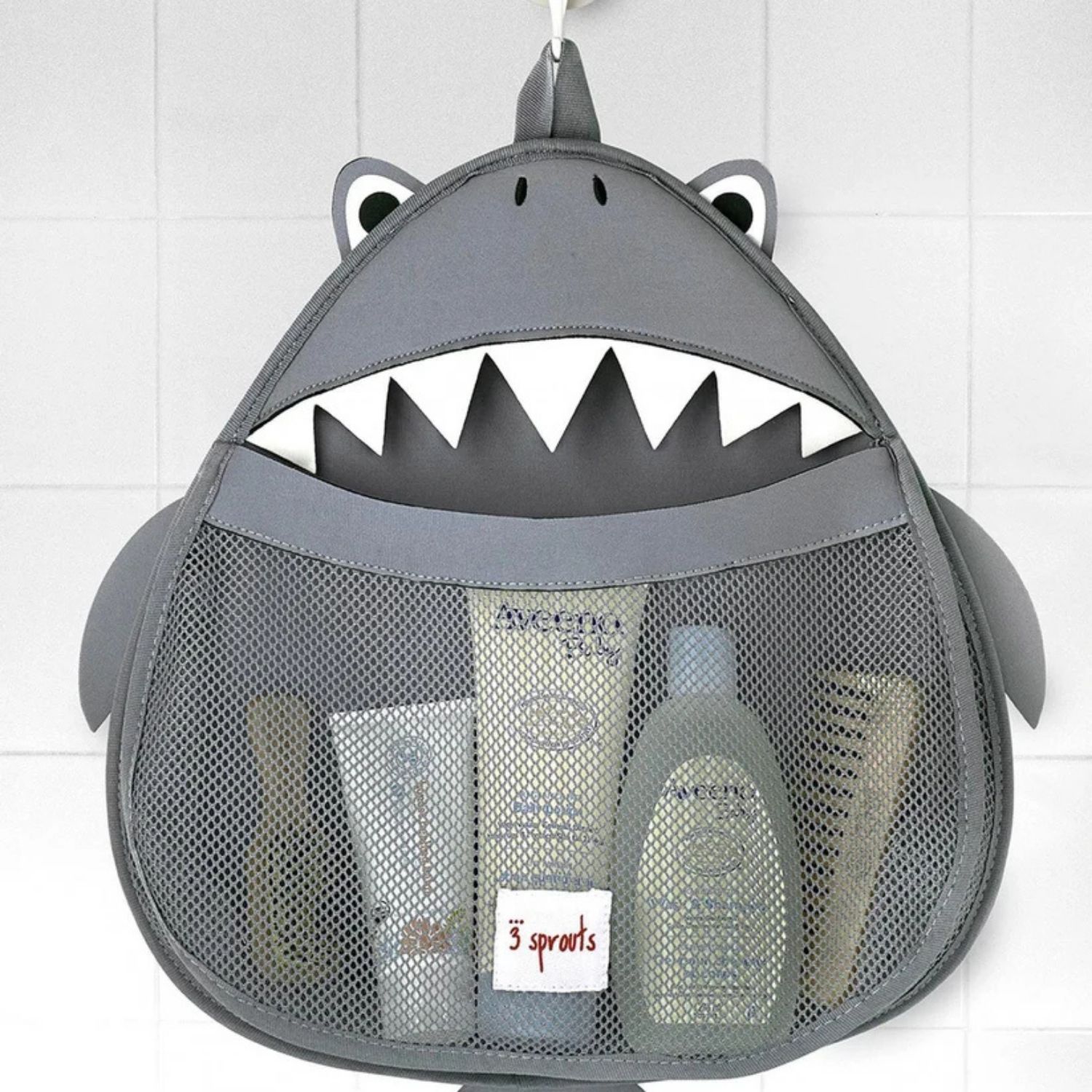 Filet de rangement jouets de bain Requin (3 sprouts) - Image 2