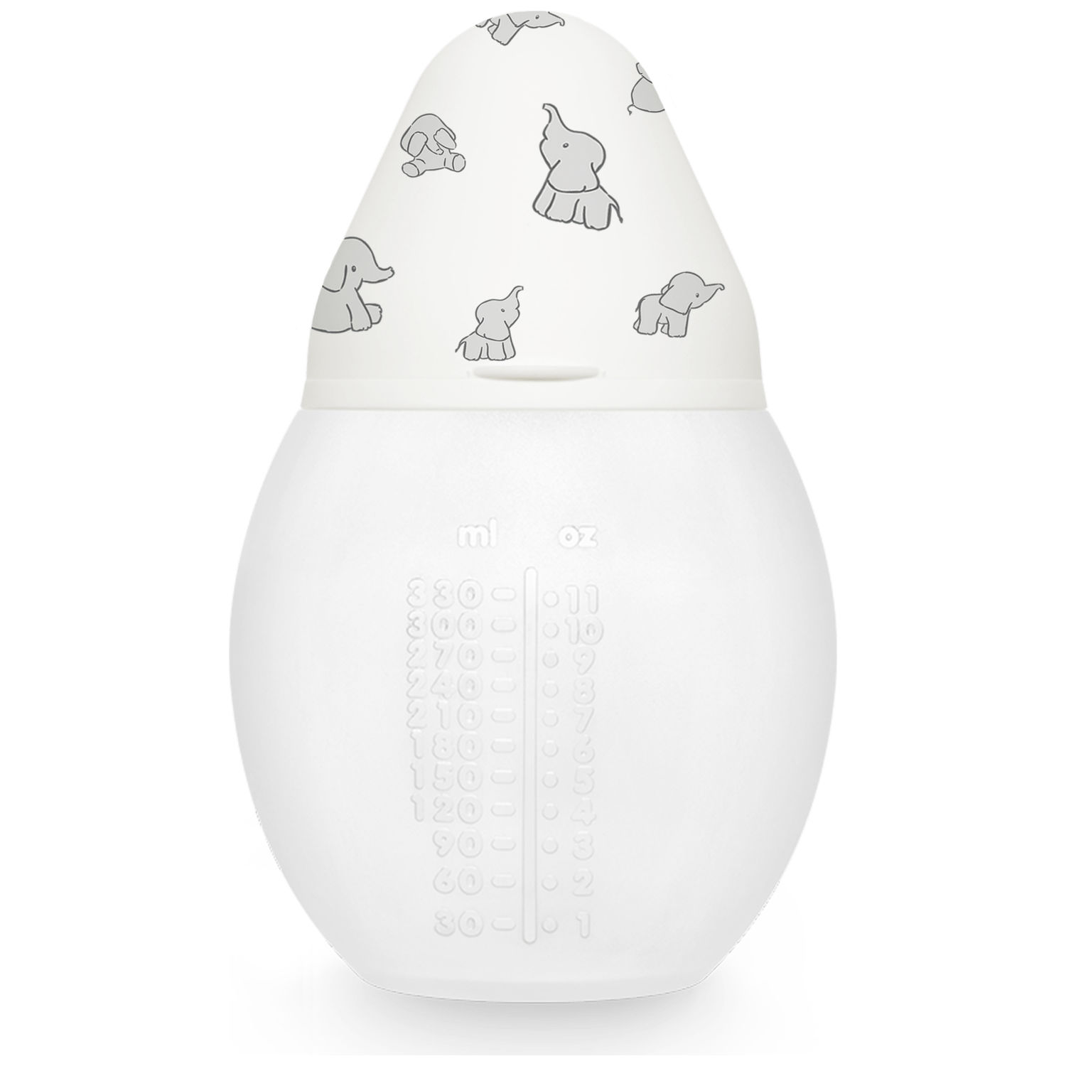 Biberon anti-colique en silicone Eléphant (330 ml) (Elhée) - Image 2