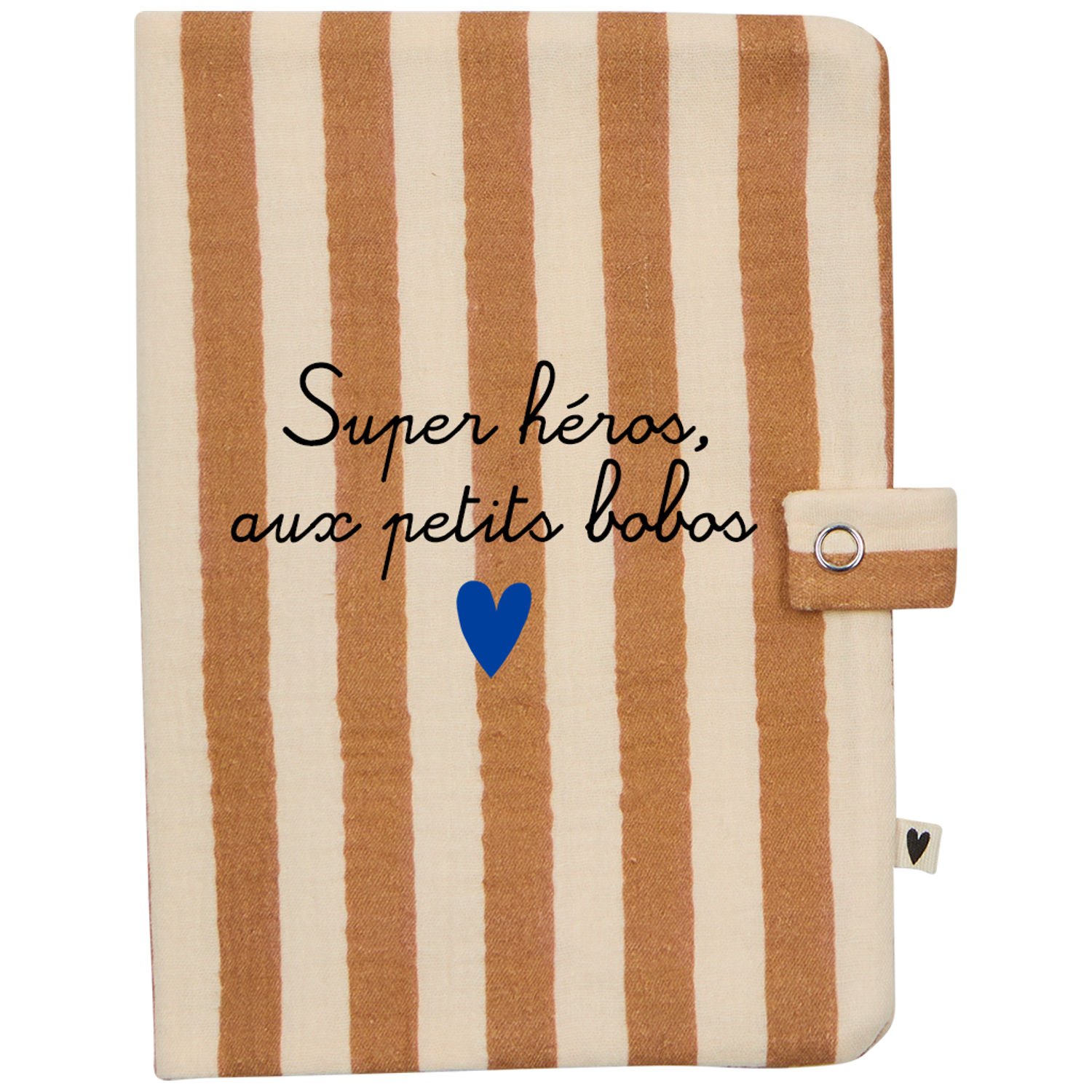 Protège carnet de santé Rayures Larges (personnalisable) (Atelier Wagram) - Image 4