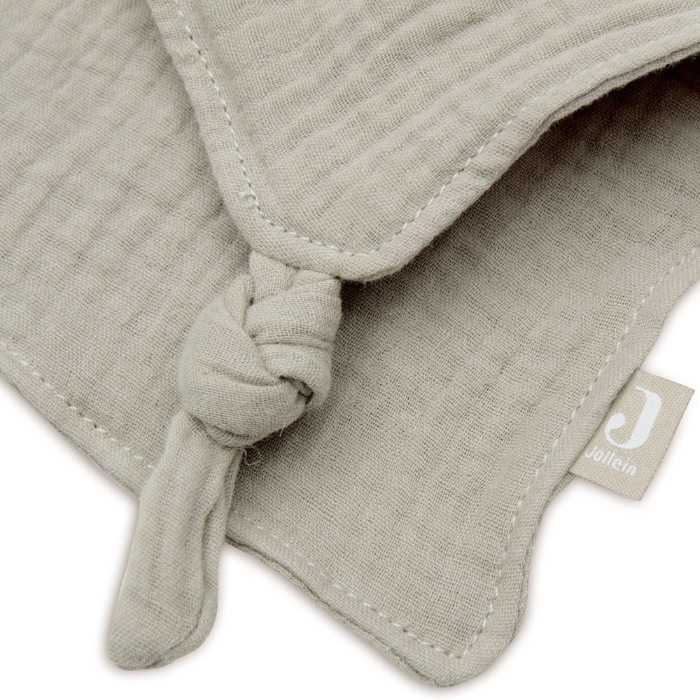 Doudou attache sucette Bunny Ears Olive Green (Jollein) - Image 7