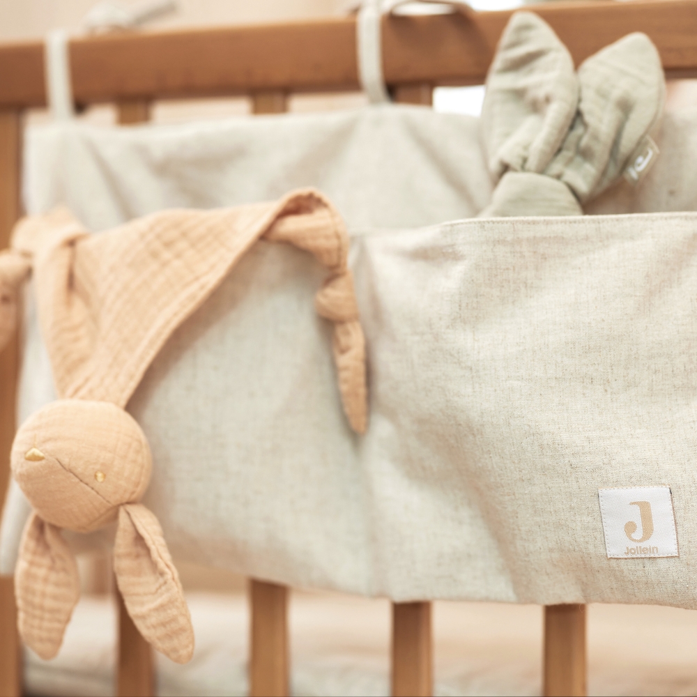 Doudou attache sucette Bunny Ears Olive Green (Jollein) - Image 4