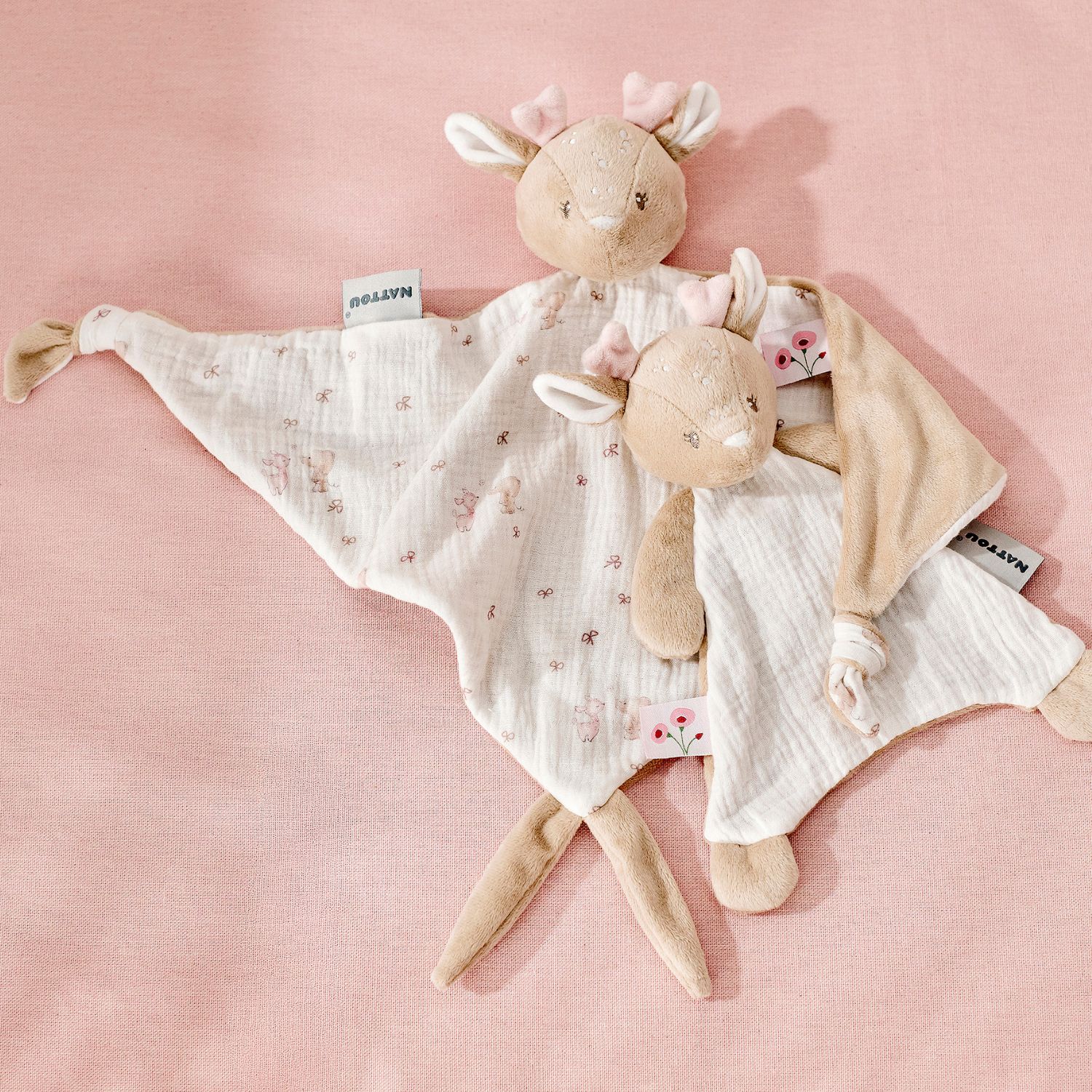 Nattou - Mini doudou Biche (25 cm)