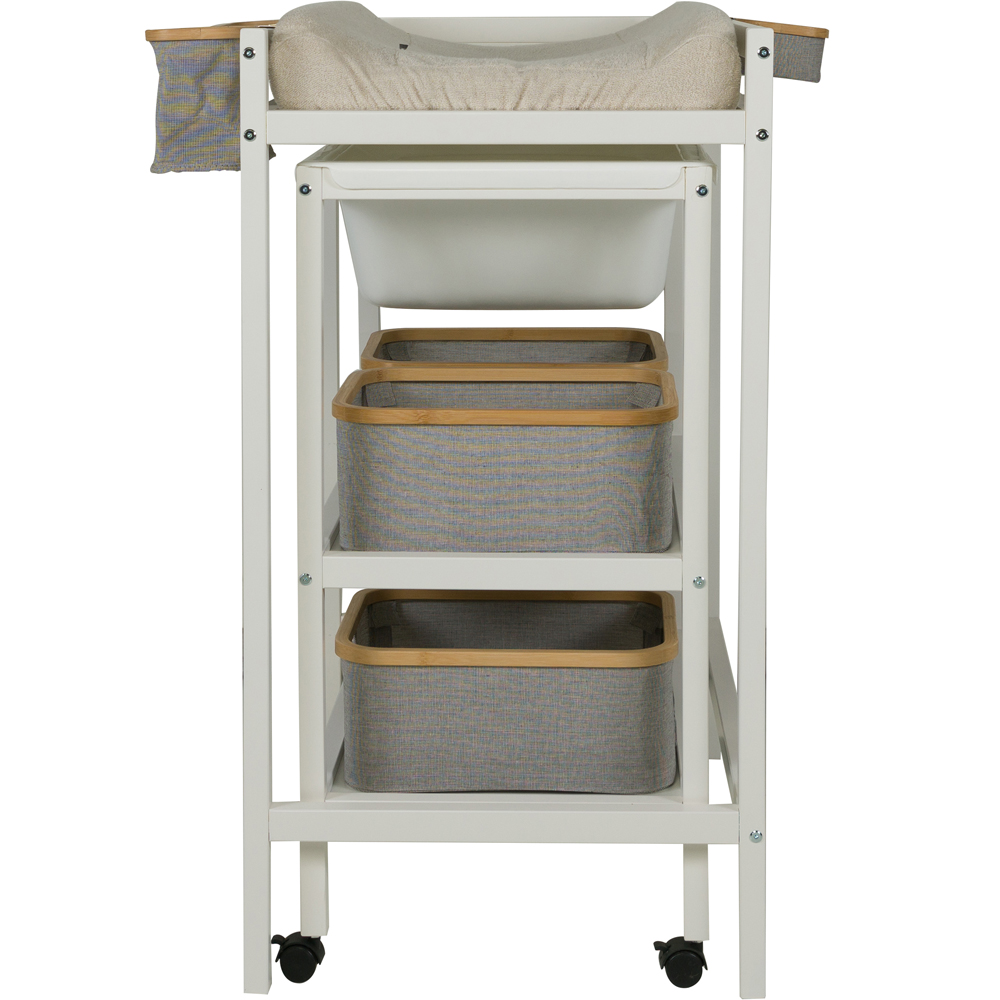 Table à langer avec baignoire Basic Blanc (Quax) - Image 3