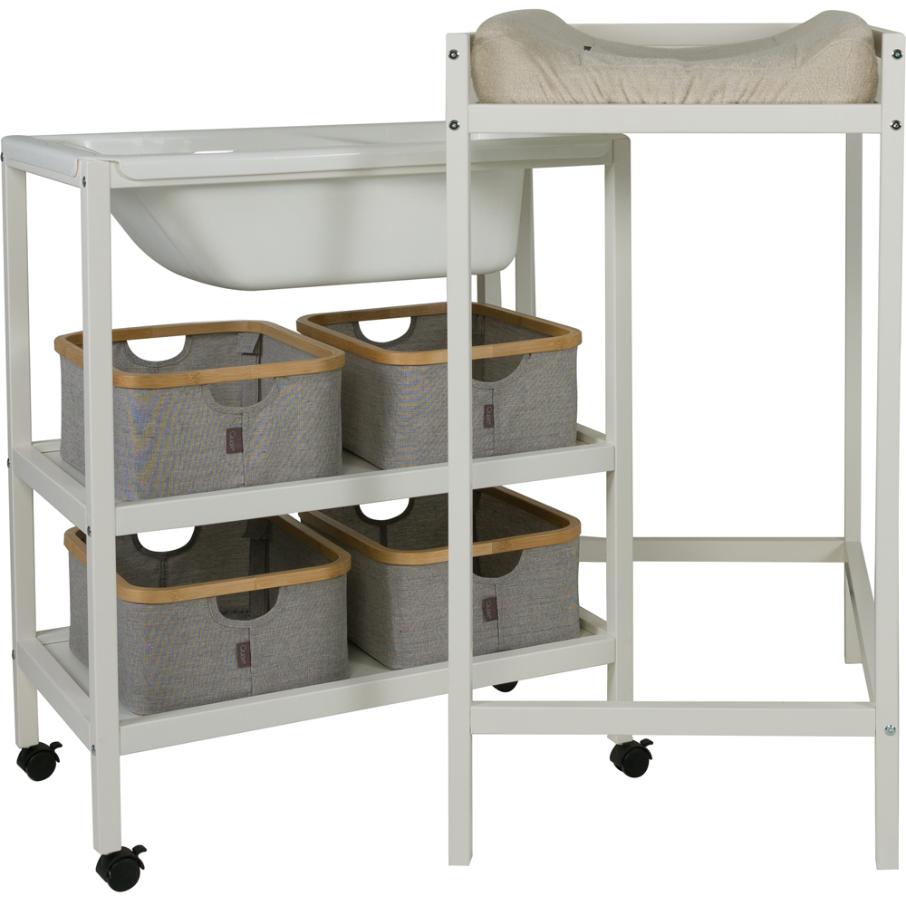 Table à langer avec baignoire Basic Blanc (Quax) - Image 4