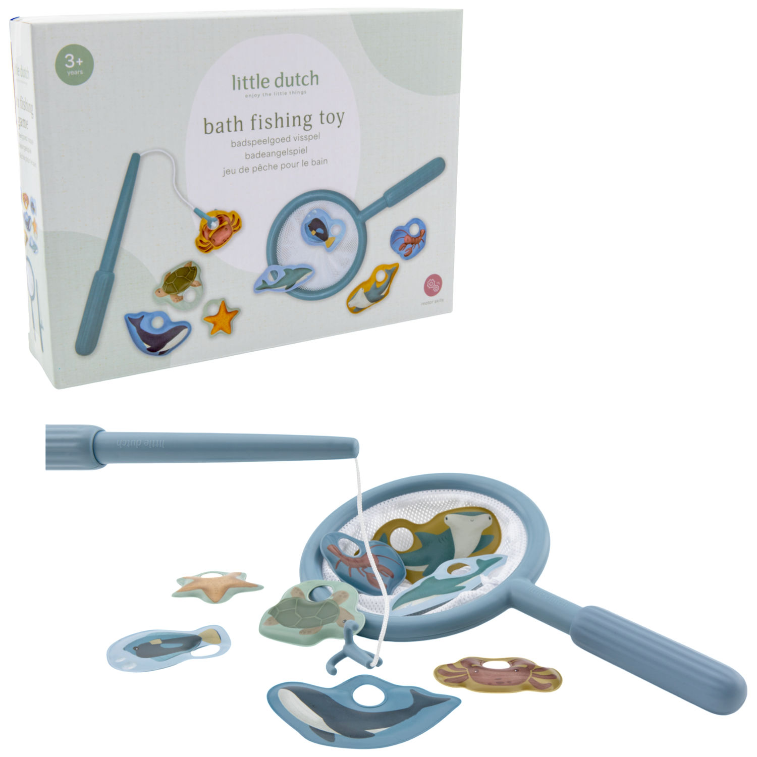 Jeu de bain pêche à la ligne Bleu (Little Dutch) - Image 6