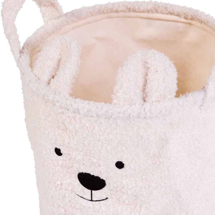 Panier de rangement Teddy écru (40 x 40 cm) (Childhome) - Image 5