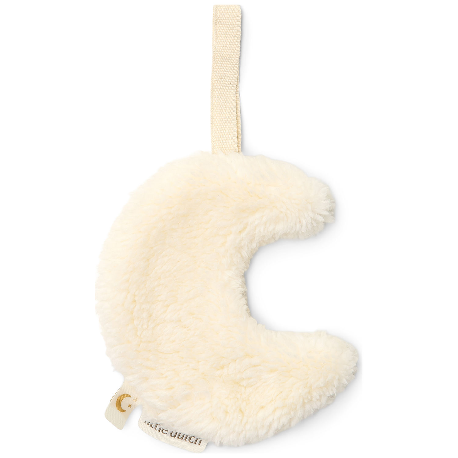 Doudou attache-tétine Lune Pure Soft White (Little Dutch) - Image 1