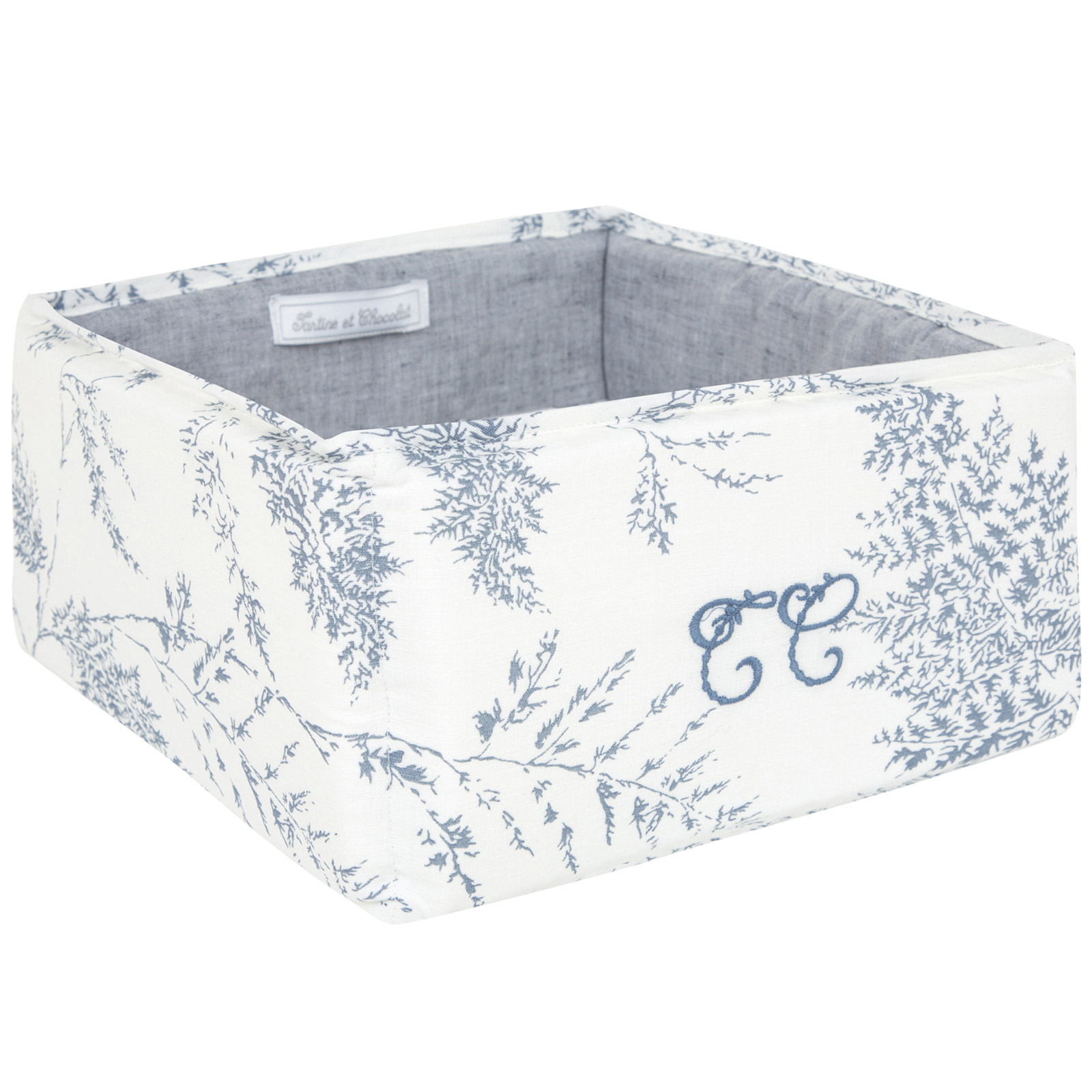 Panier de toilette Feuillage (25 x 25 cm) (Tartine et Chocolat) - Image 1