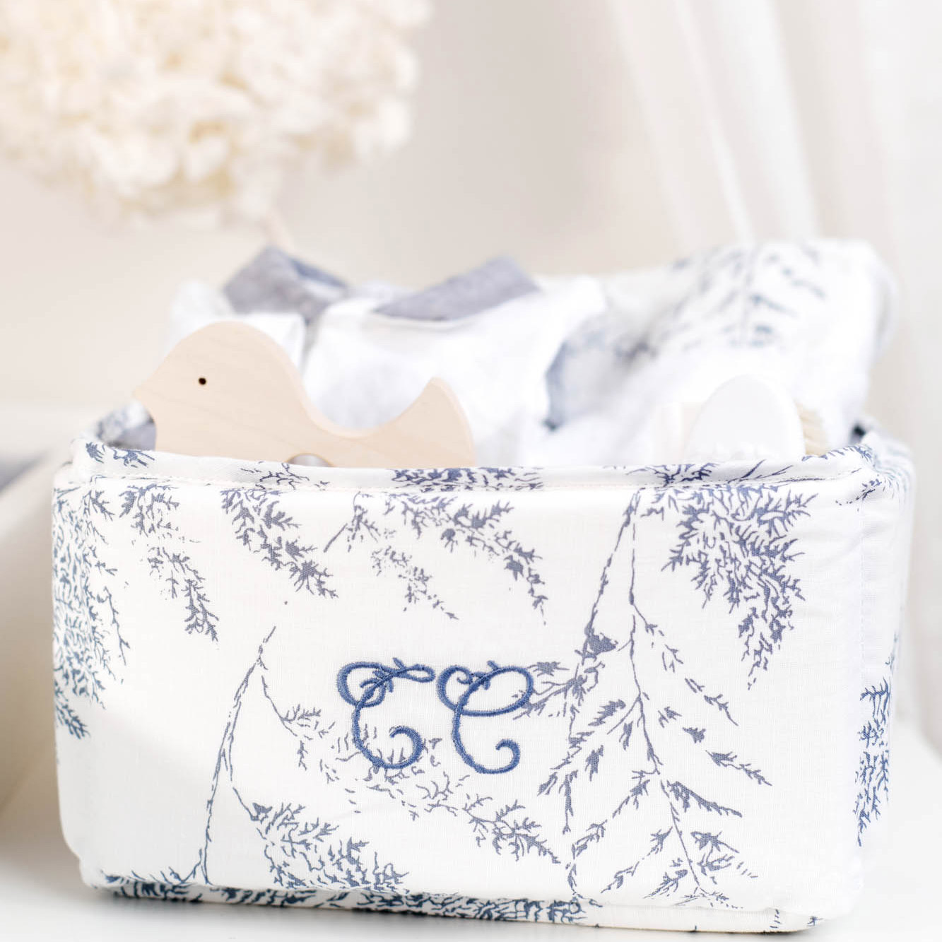 Panier de toilette Feuillage (25 x 25 cm) (Tartine et Chocolat) - Image 2