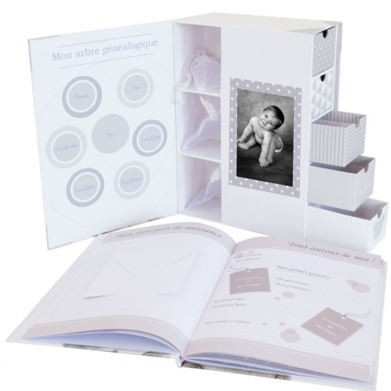 Domiva - Coffret souvenirs et son livre de naissance My Little Bear