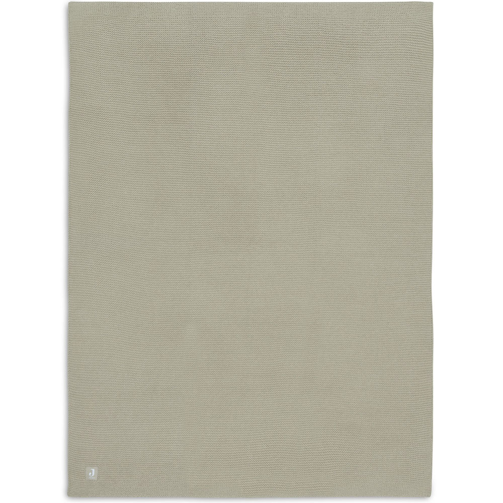 Couverture en tricot Basic Knit Olive Green (75 x 100 cm) (Jollein) - Image 5