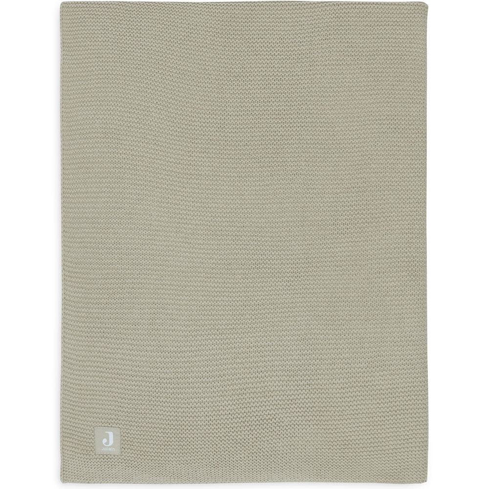 Couverture en tricot Basic Knit Olive Green (75 x 100 cm) (Jollein) - Image 7