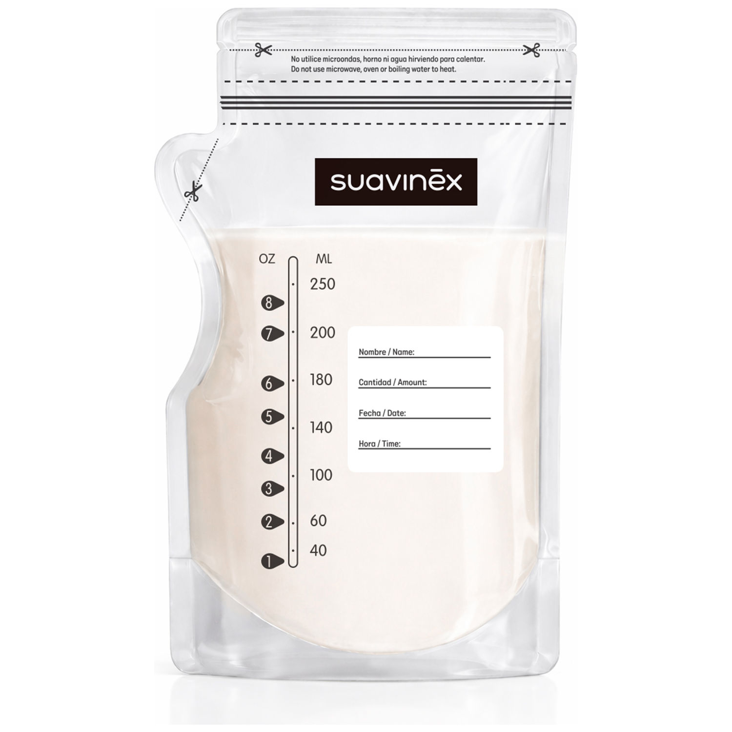 Sachets de conservation du lait maternel (50 sachets) (Suavinex) - Image 4