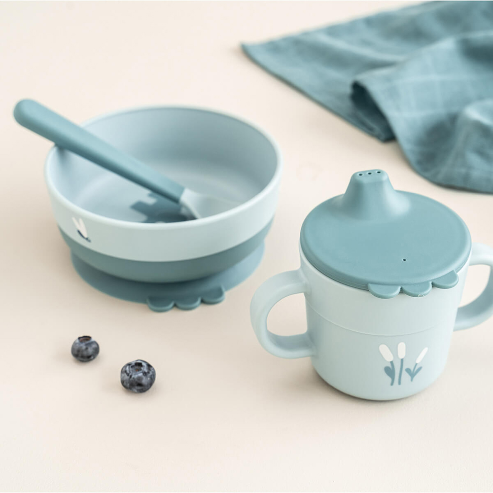 Coffret premier repas Elphee Bleu (3 pièces) (Done by deer) - Image 4