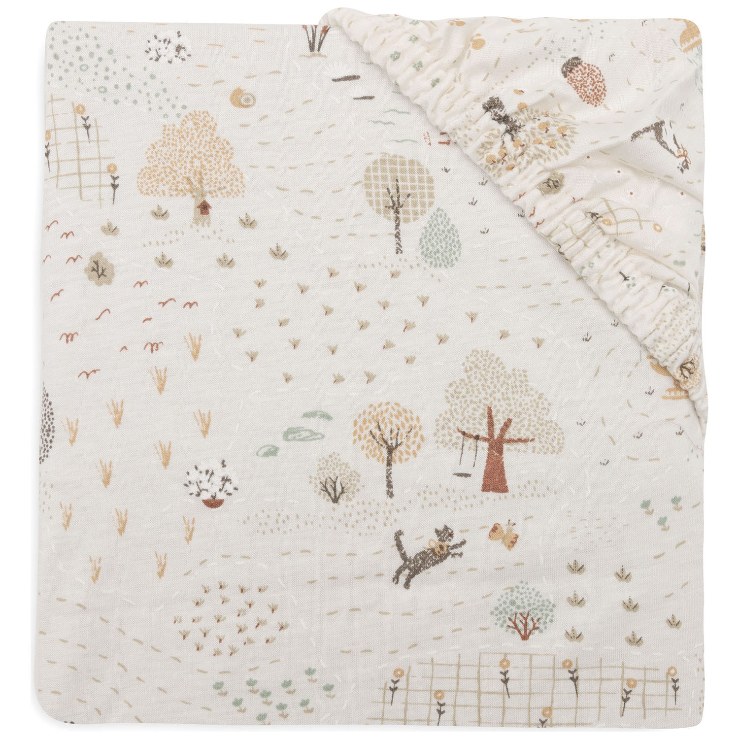 Drap housse en jersey Tiny Park (60 x 120 cm) (Jollein) - Image 1