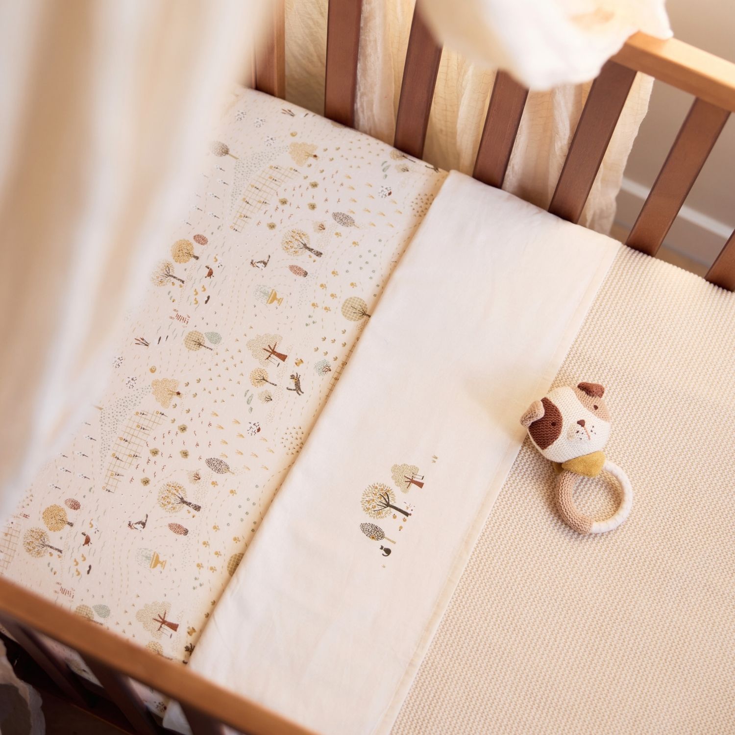 Drap housse en jersey Tiny Park (60 x 120 cm) (Jollein) - Image 2