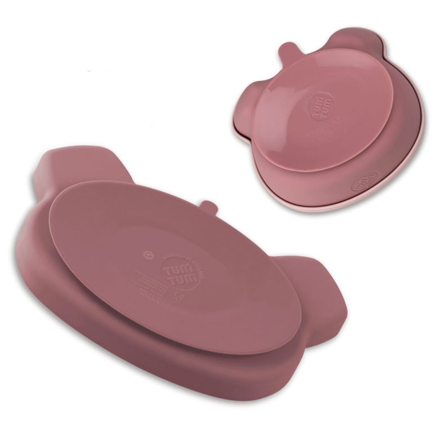 Set repas en silicone Ourson Rose (4 pièces) (Tum Tum) - Image 5