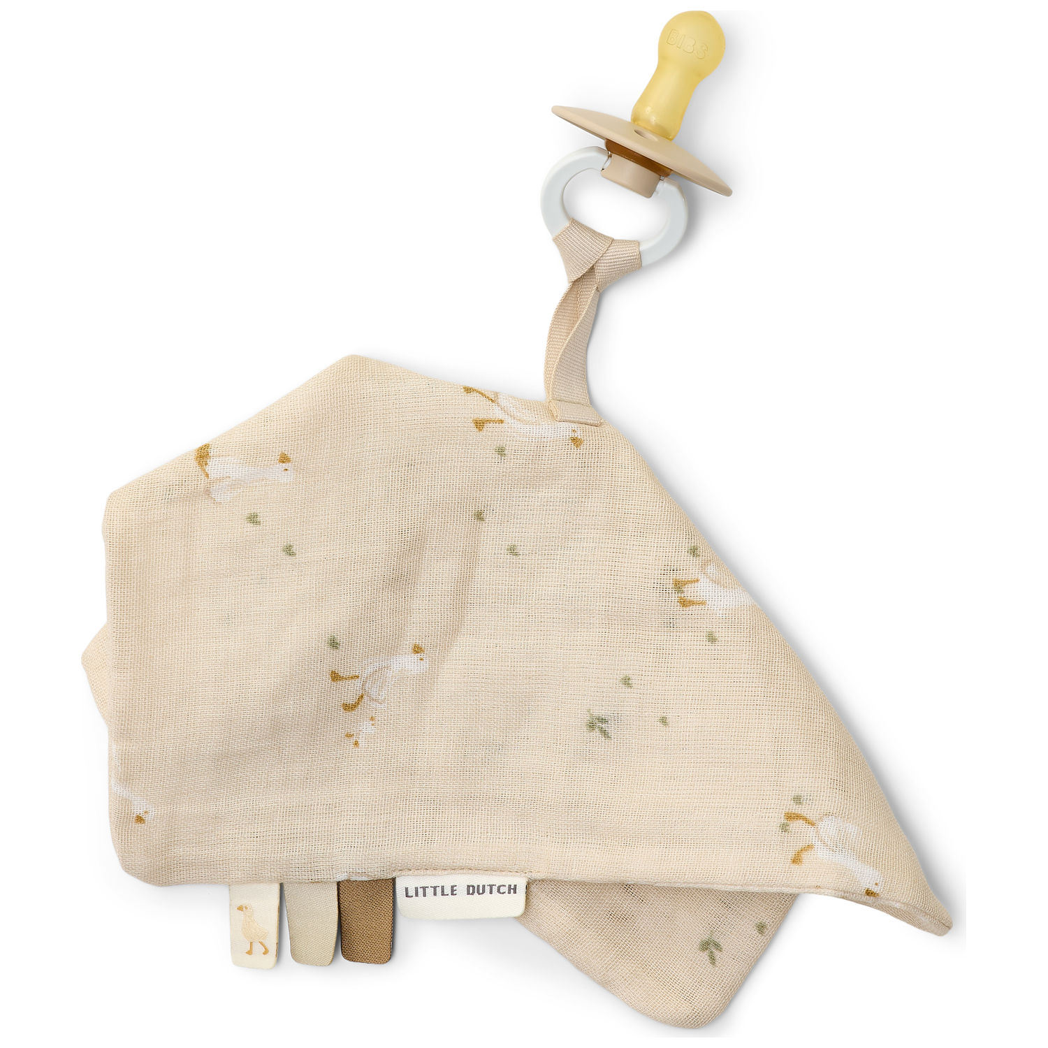 Little Dutch - Doudou attache-tétine Little Goose