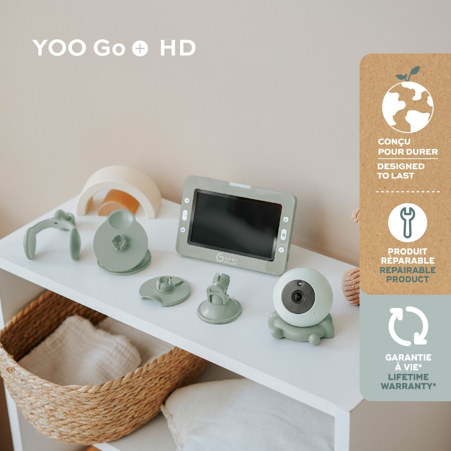 Babyphone vidéo Yoo Go+ (Babymoov) - Image 1