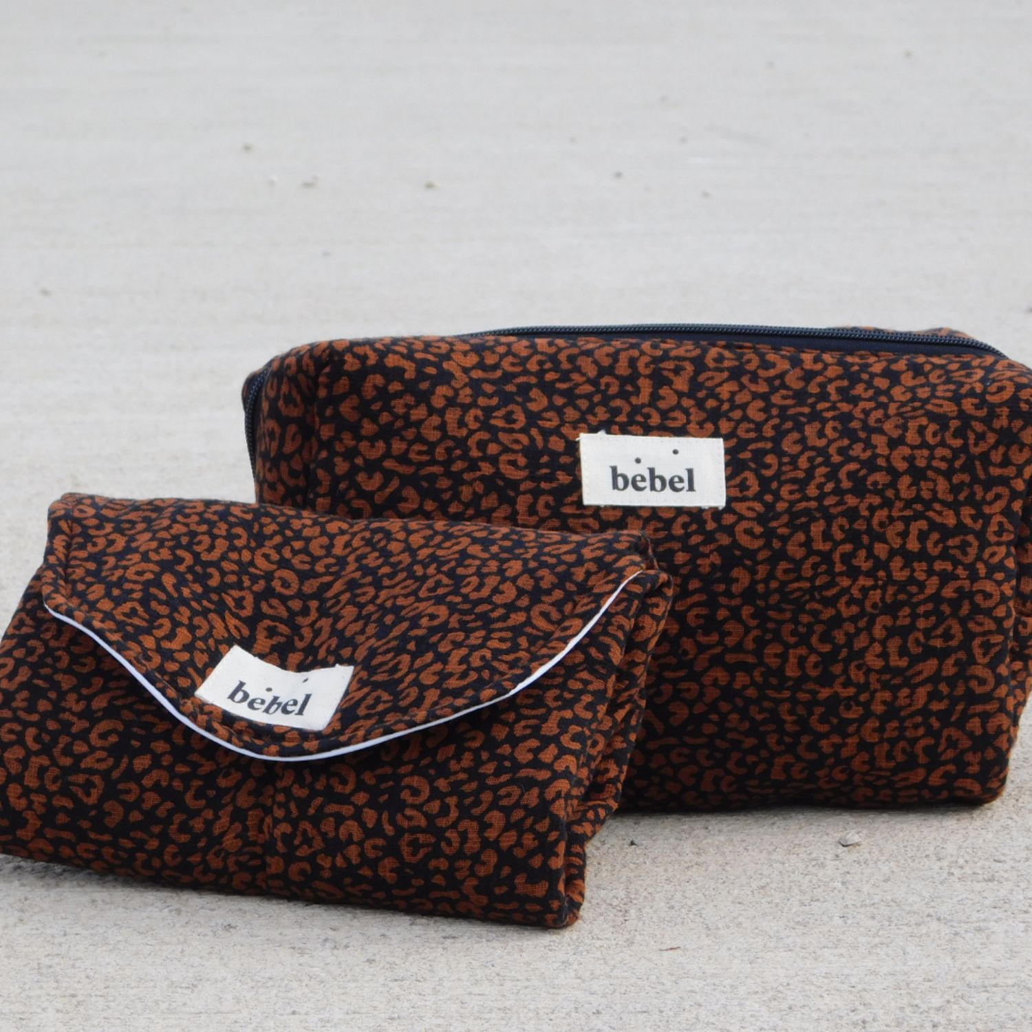 BEBEL - Tapis à langer Léopard noir