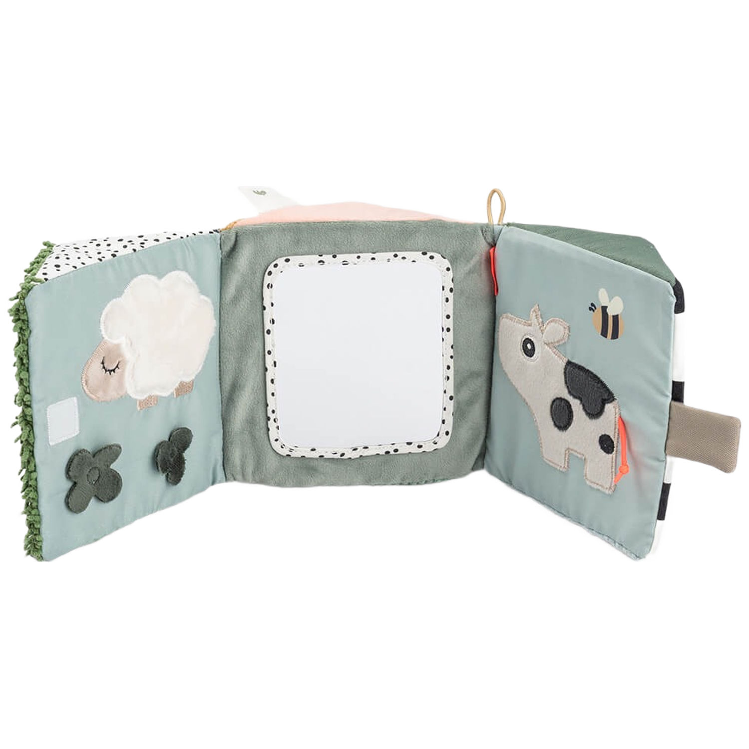 Done by deer - Miroir sensoriel pliable Tiny farm