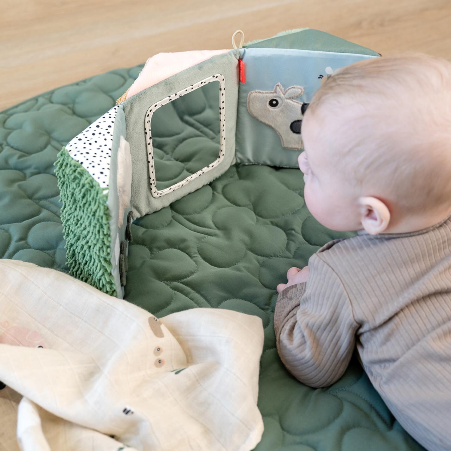 Done by deer - Miroir sensoriel pliable Tiny farm