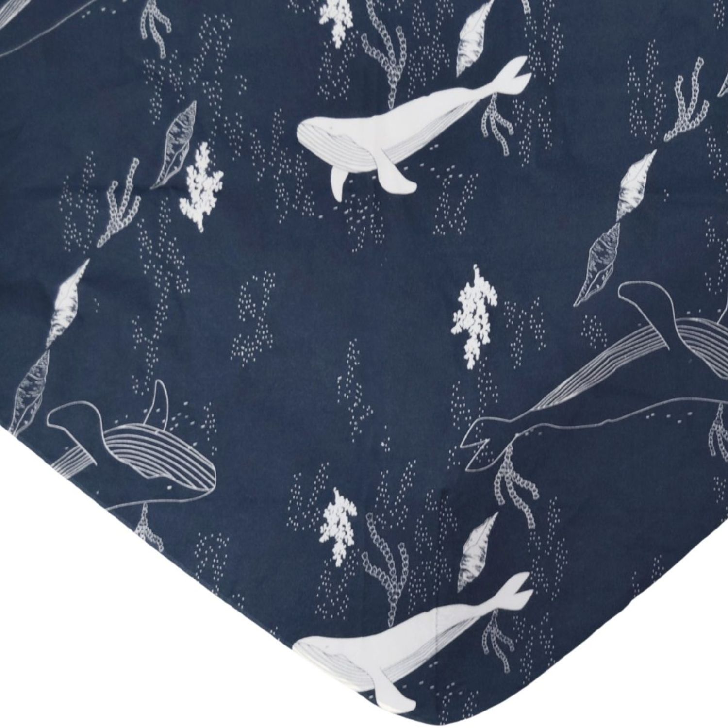Mon P'tit Dodo - Drap housse Whales (70 x 140 cm)