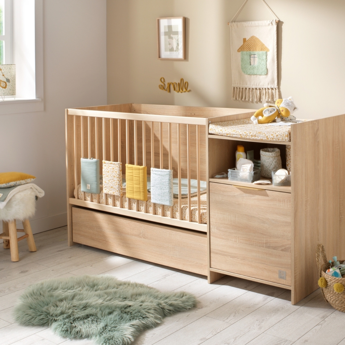 Lit combiné évolutif Azur (60 x 120 cm) (Sauthon) - Image 1