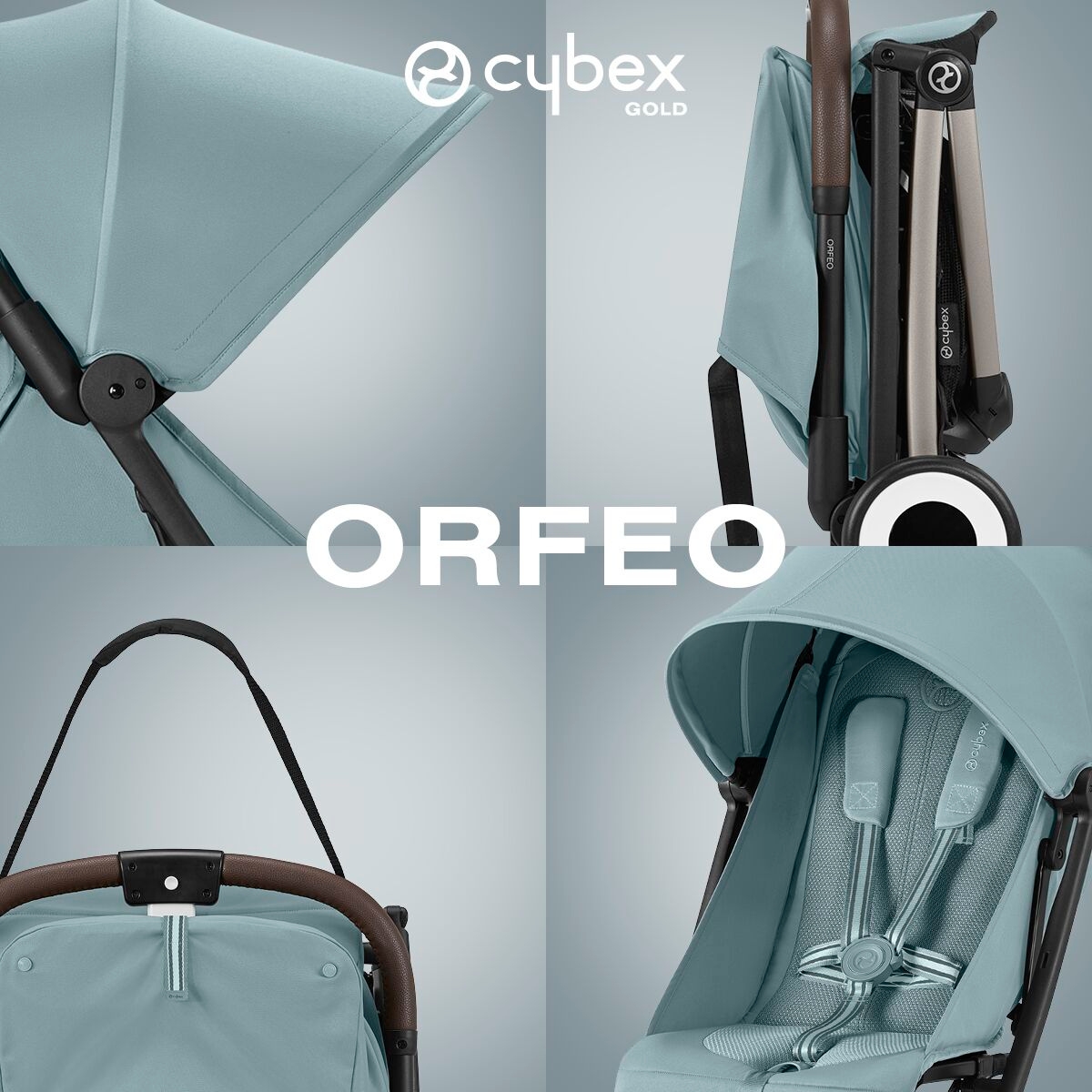 Poussette compacte Orfeo Stormy Blue (Cybex) - Image 1