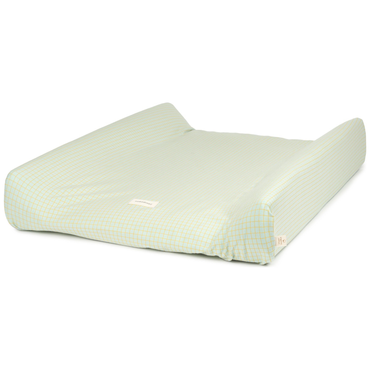 Nobodinoz - Matelas à langer Stories Édition limitée Green lemon grid