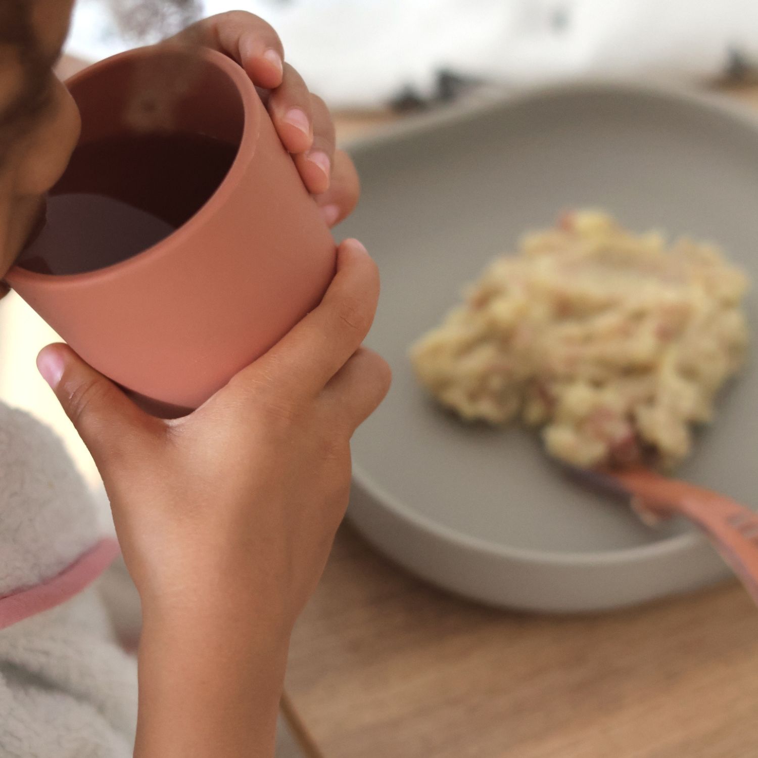 Coffret repas silicone 4 pièces Terracotta (Béaba) - Image 4