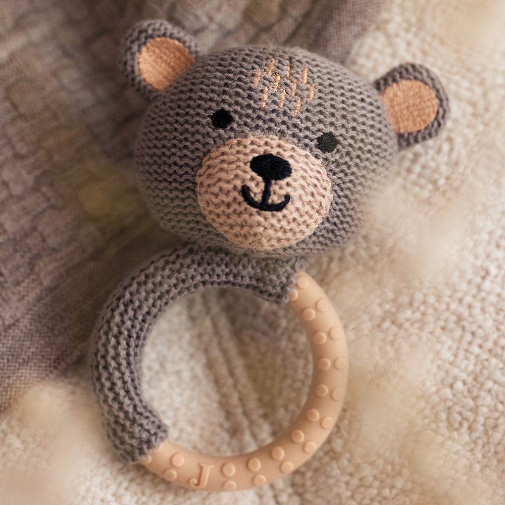 Hochet anneau de dentition Bear (Jollein) - Image 4