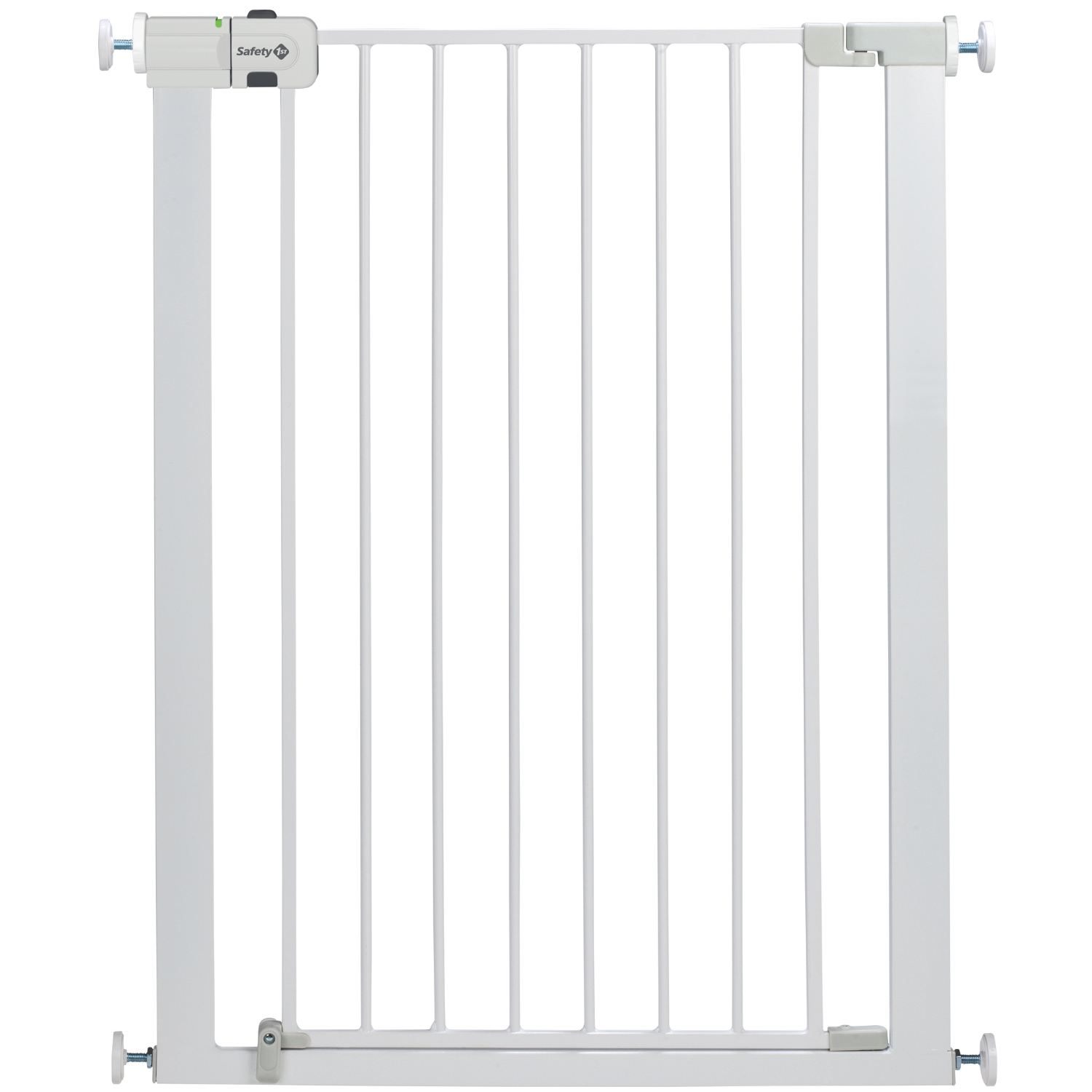 Barrière de sécurité Easy close ultra-haute métal blanc (Safety 1st) - Couverture