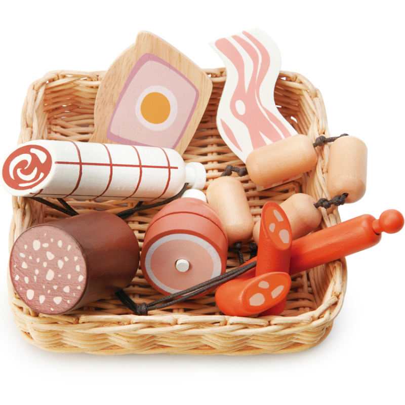 Panier du marché Charcuterie