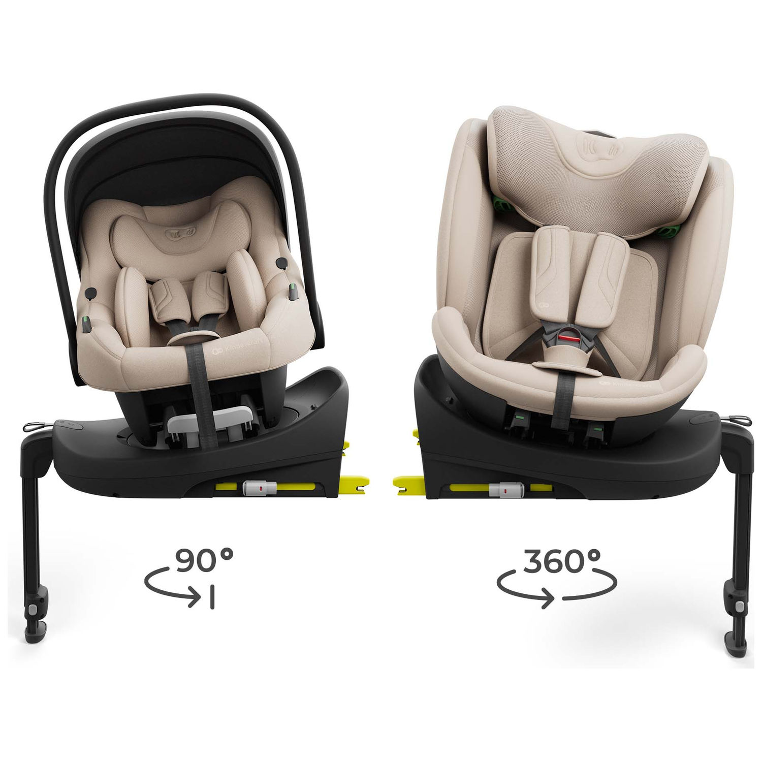 Siège auto Endura Safe Modular System Beige (groupe 1-2-3) (Kinderkraft) - Image 7