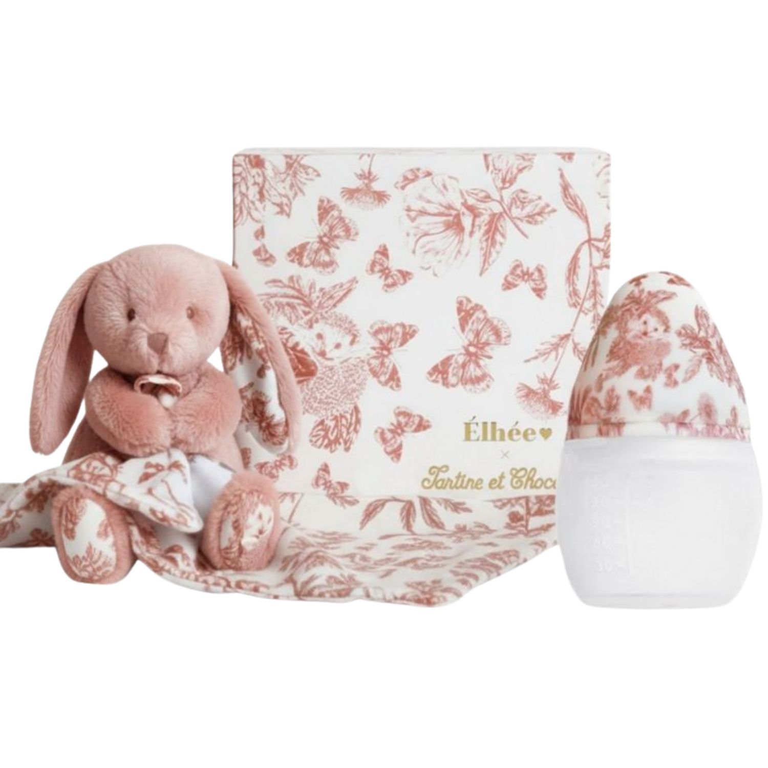 Coffret Biberon et doudou X Tartine et Chocolat Terracotta (Elhée) - Couverture