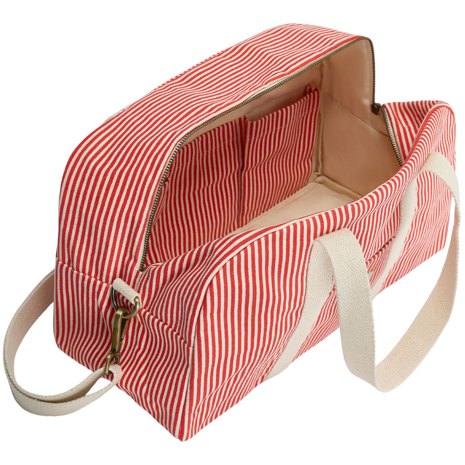 Sac à langer Charlie Rayures Fines Rouge (Hindbag) - Image 4