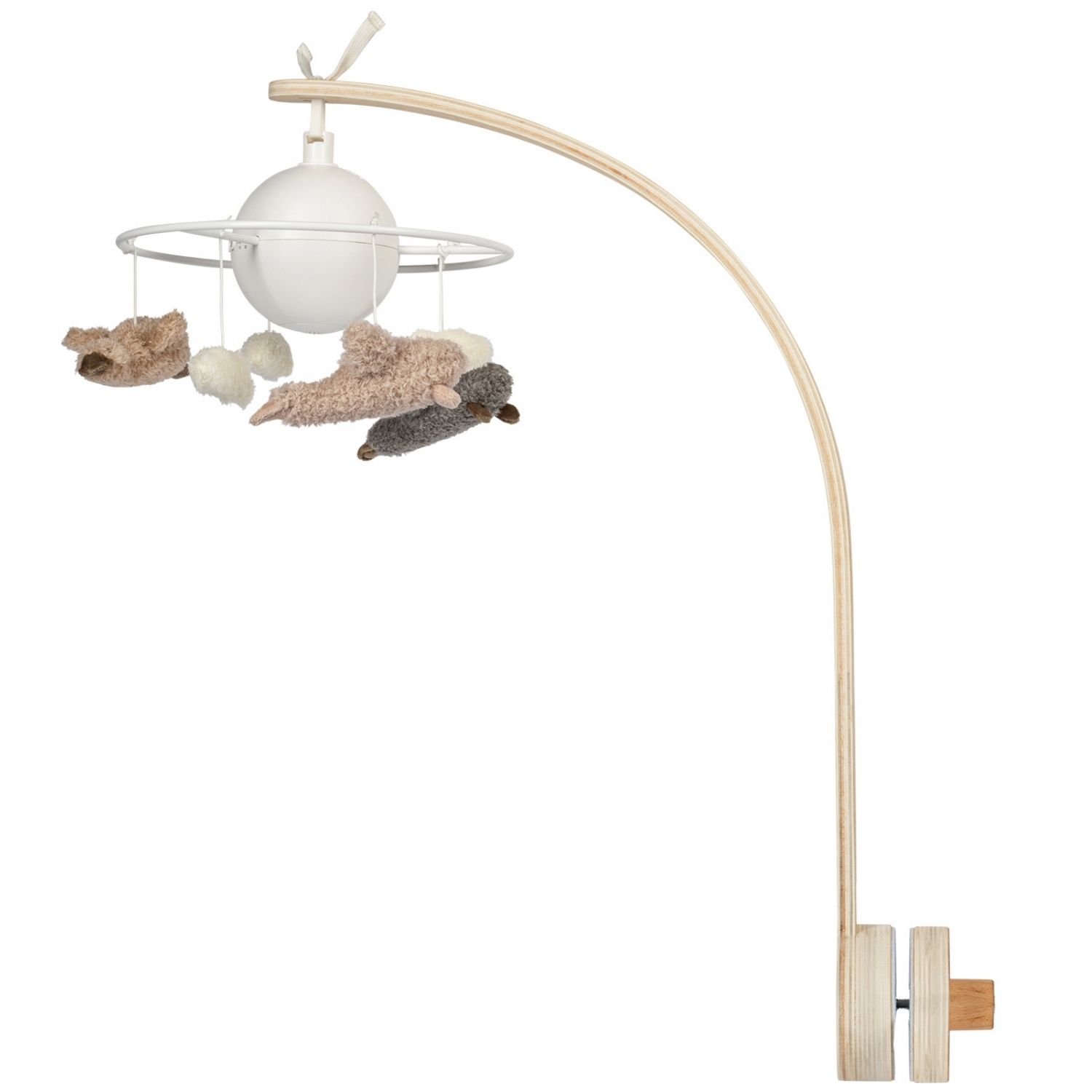 Mobile pour bébé en bois Liva Oie blanc (FLOW) - Image 7
