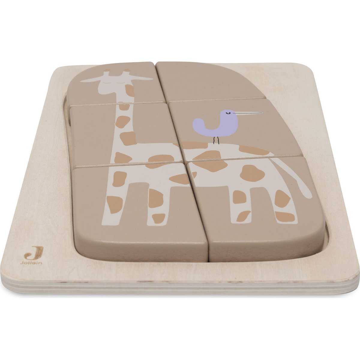 Puzzle en bois Jungle Jambo Giraffe (6 pièces) (Jollein) - Image 7