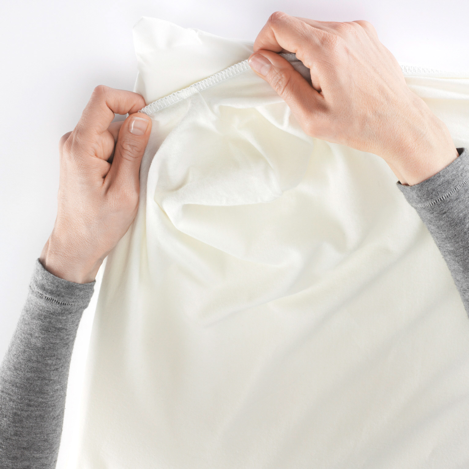 Drap housse blanc pour Lit parapluie Light (BabyBjörn) - Image 1