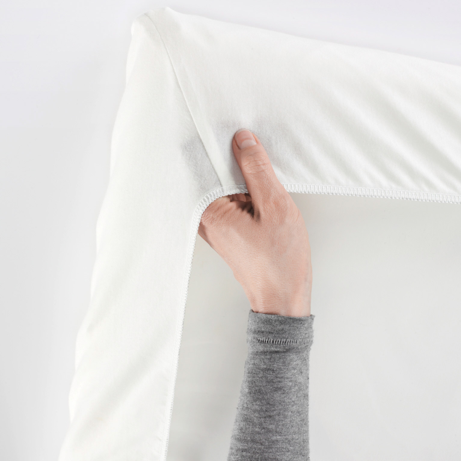 Drap housse blanc pour Lit parapluie Light (BabyBjörn) - Image 5