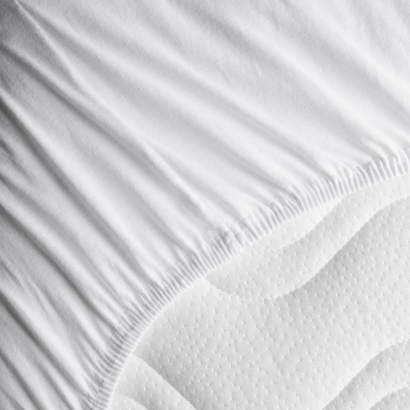 Drap housse de berceau en coton bio Blanc (50 x 83 cm) (Kadolis) - Image 4