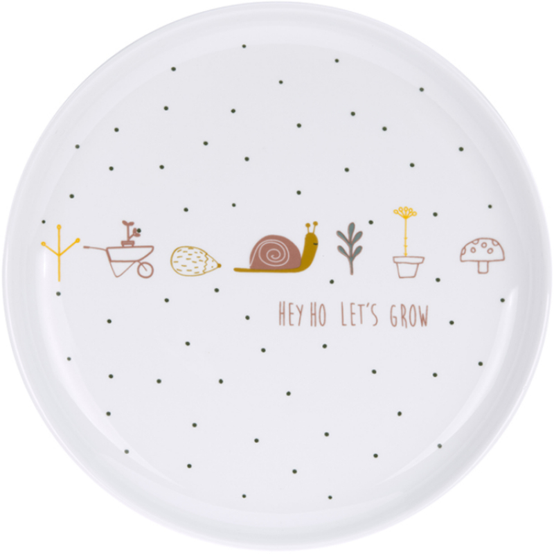 Coffret repas en porcelaine rose Garden Explorer (3 pièces) (Lassig) - Image 5