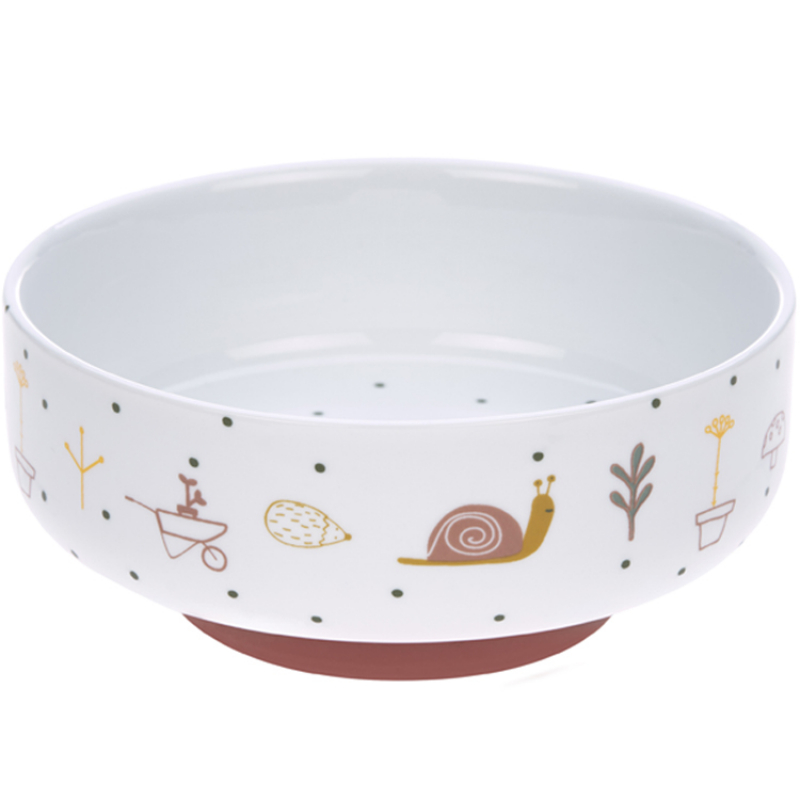 Coffret repas en porcelaine rose Garden Explorer (3 pièces) (Lassig) - Image 6