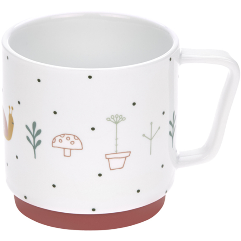 Coffret repas en porcelaine rose Garden Explorer (3 pièces) (Lassig) - Image 8